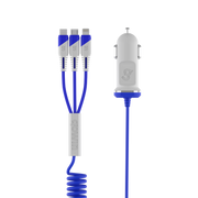 Cargador 3 En 1 Para Carro