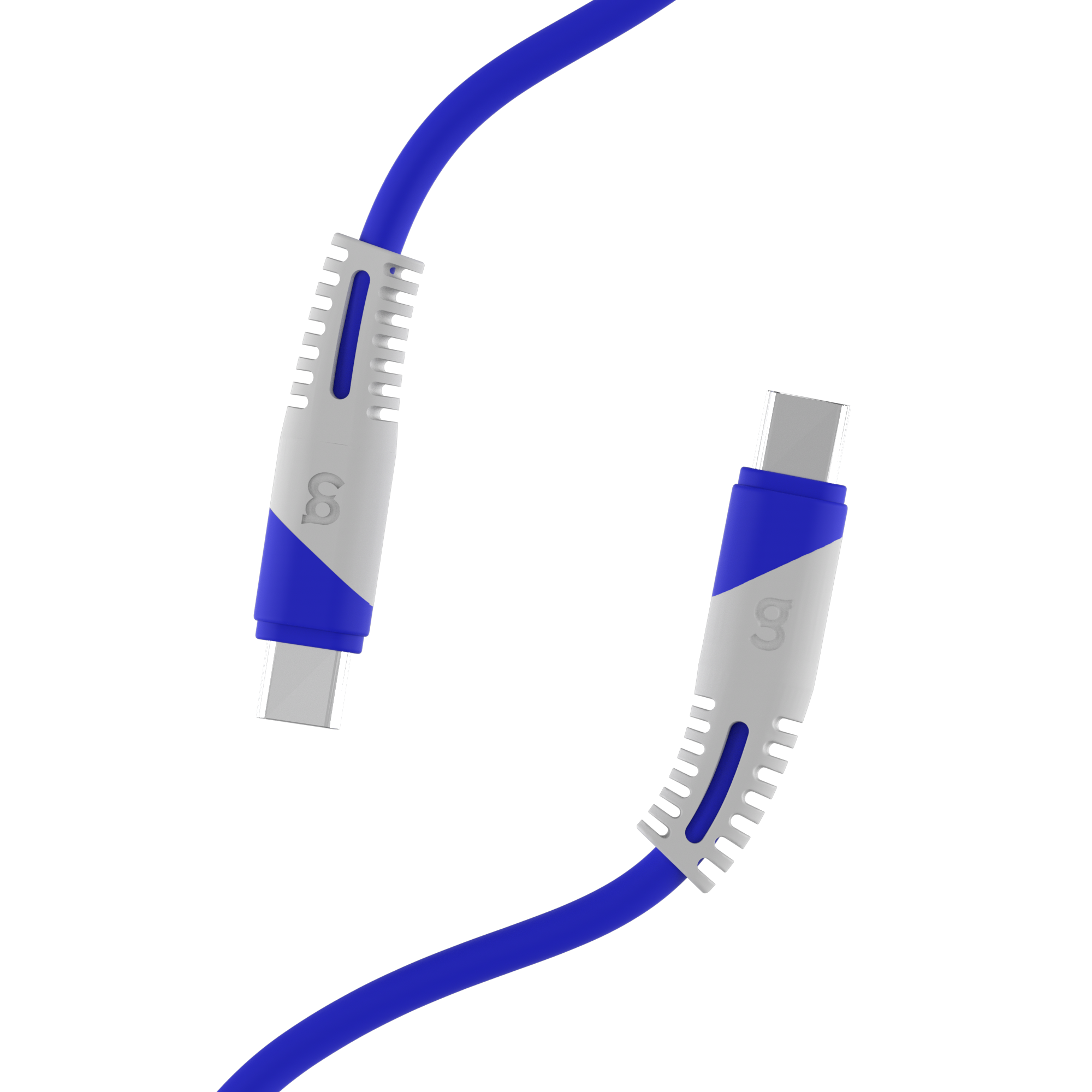 Cable Usb-c A Usb Tipo C Carga Rápida 3a 40cm Swissten - Negro con